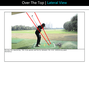 Golf_Swing Analysis_Software_Over the top