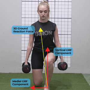Components of ground reaction forces