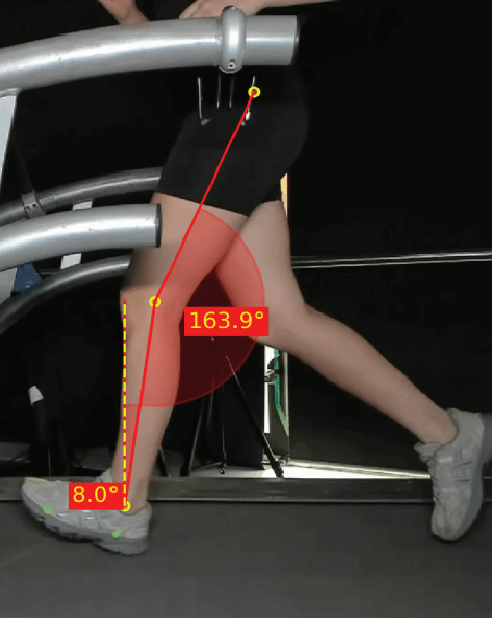 Running gait analysis software_Biomechanical faults