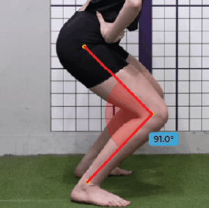 Good shock absorption of vertical ground reaction forces