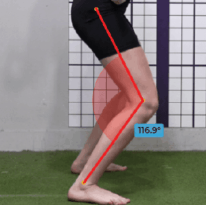 Poor shock absorption of vertical ground reaction forces