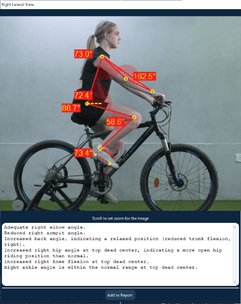 Automatic documentation_Bike Fitting Software